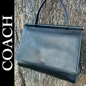 SOLD***Vintage Y2K Coach 9185 Whitney Top Handle Handbag Made in Turkey